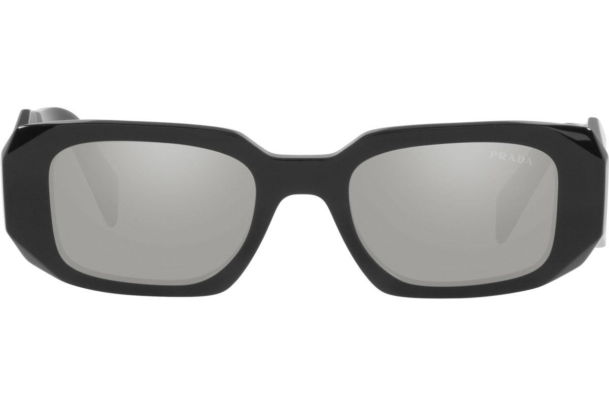 Prada PR 17WS (1AB2B0) 49 | Unisex Siyah Aynalı Güneş Gözlüğü